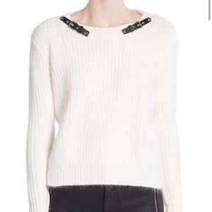 The Kooples Buckle Angora Sweater size L